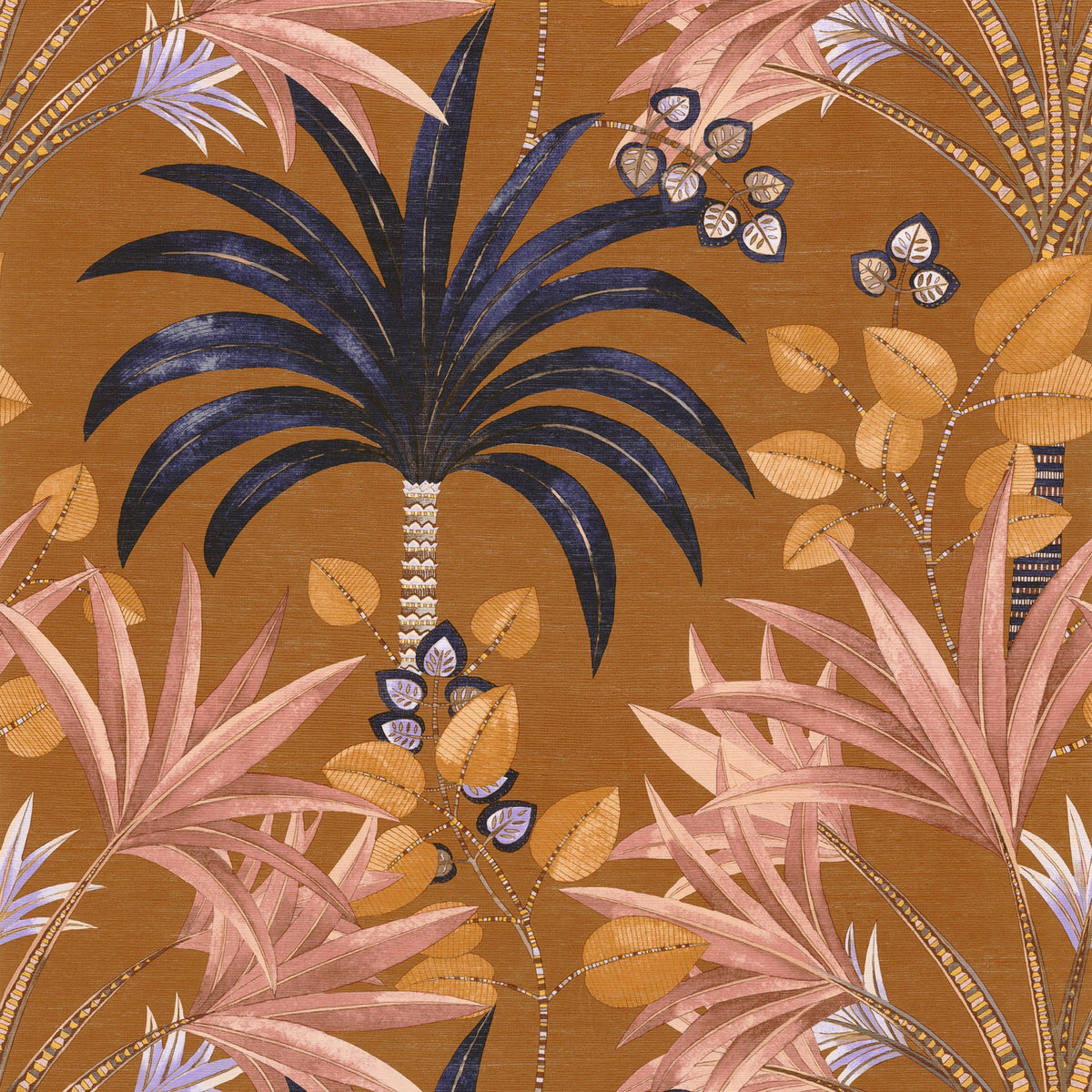 Casamance behang Aventura Mirissa 75521120 ambre blush (staal)