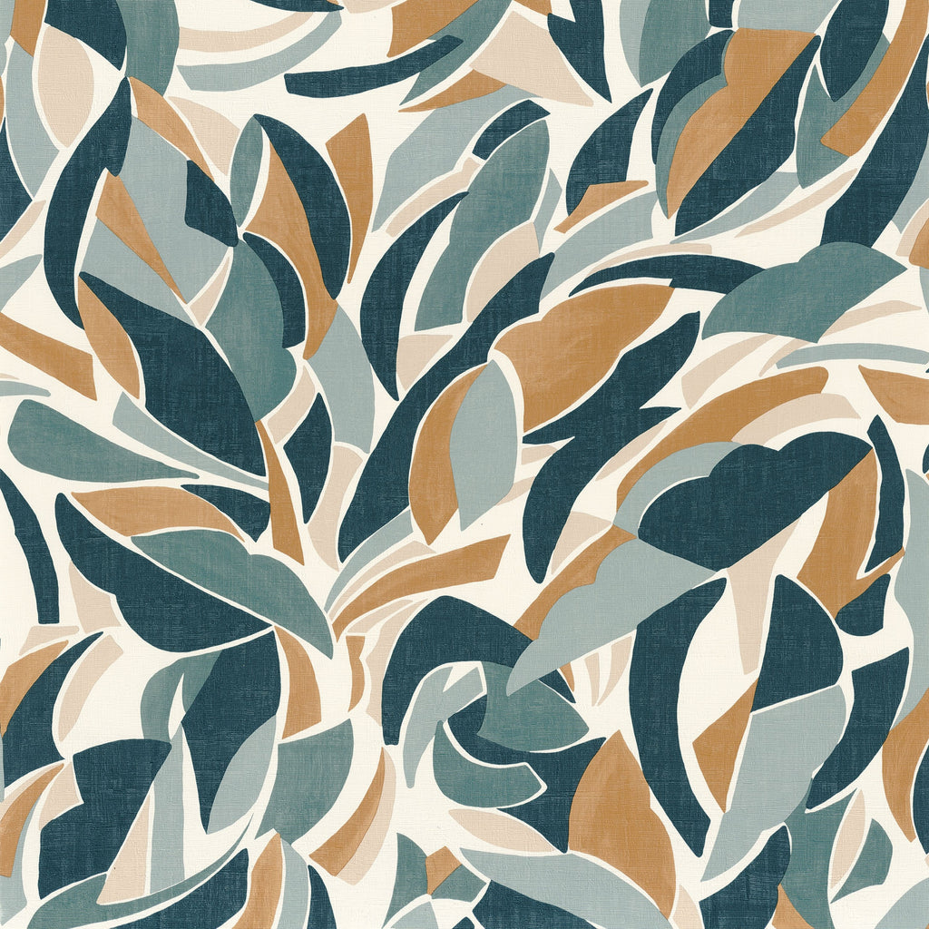 Casamance behang L'Atelier Collage 75553670 blanc marine