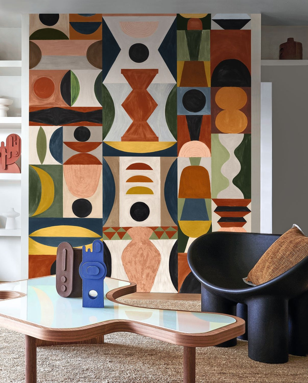 Casamance fotobehang L'Atelier Modelage 75564078 detail