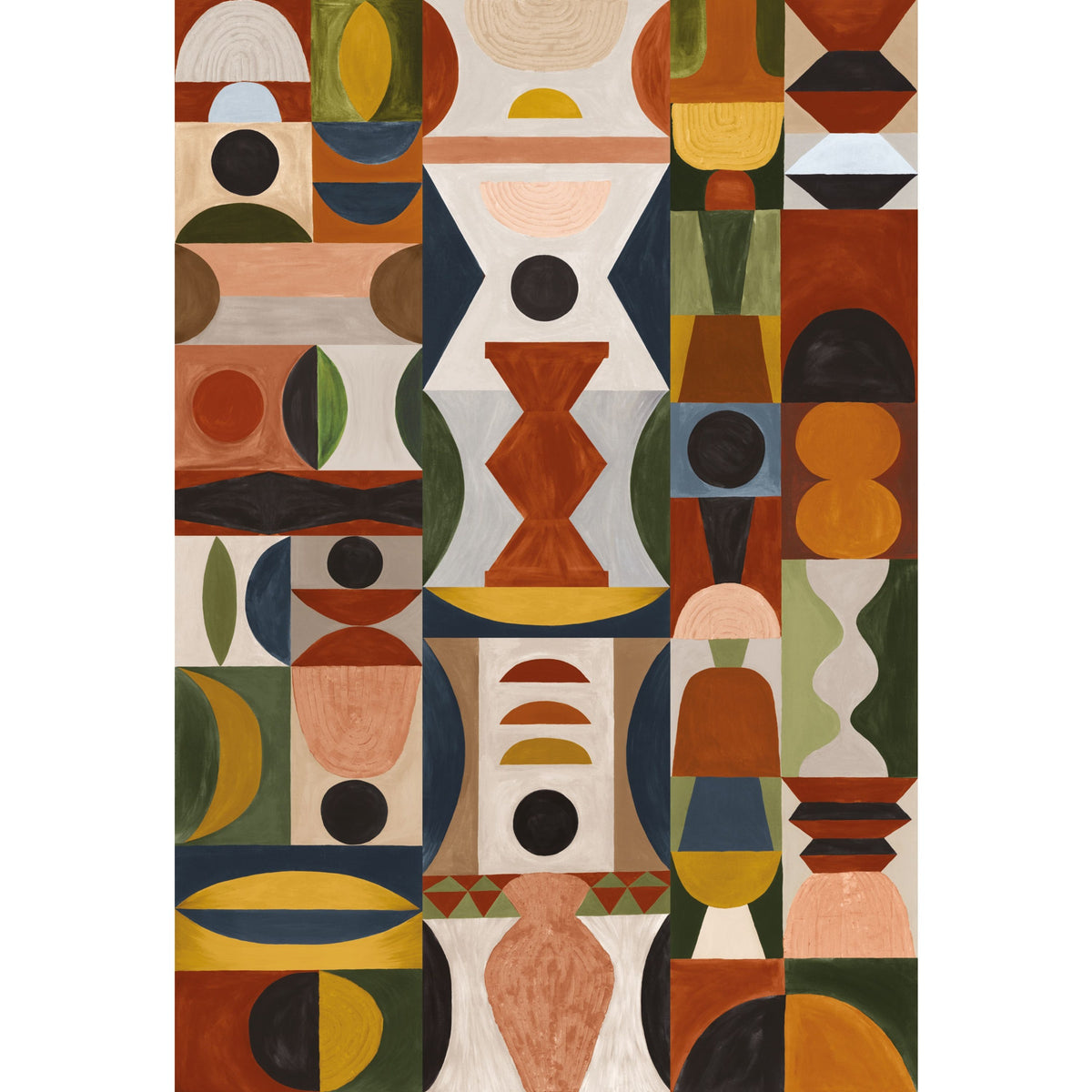 Casamance fotobehang L'Atelier Modelage 75564078 multico
