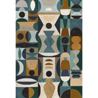 Casamance fotobehang L'Atelier Modelage 75564282 bleu celadon