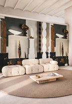 Casamance fotobehang Panoramas 2 L'Atelier de Brancusi 75580304 in interieur