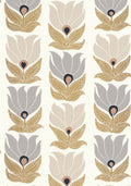 Casamance behang Square Jasmin Dauphine 75690610 blanc doré