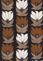 Casamance behang Square Jasmin Dauphine 75691018 marine doré
