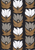Casamance behang Square Jasmin Dauphine 75691120 noir doré