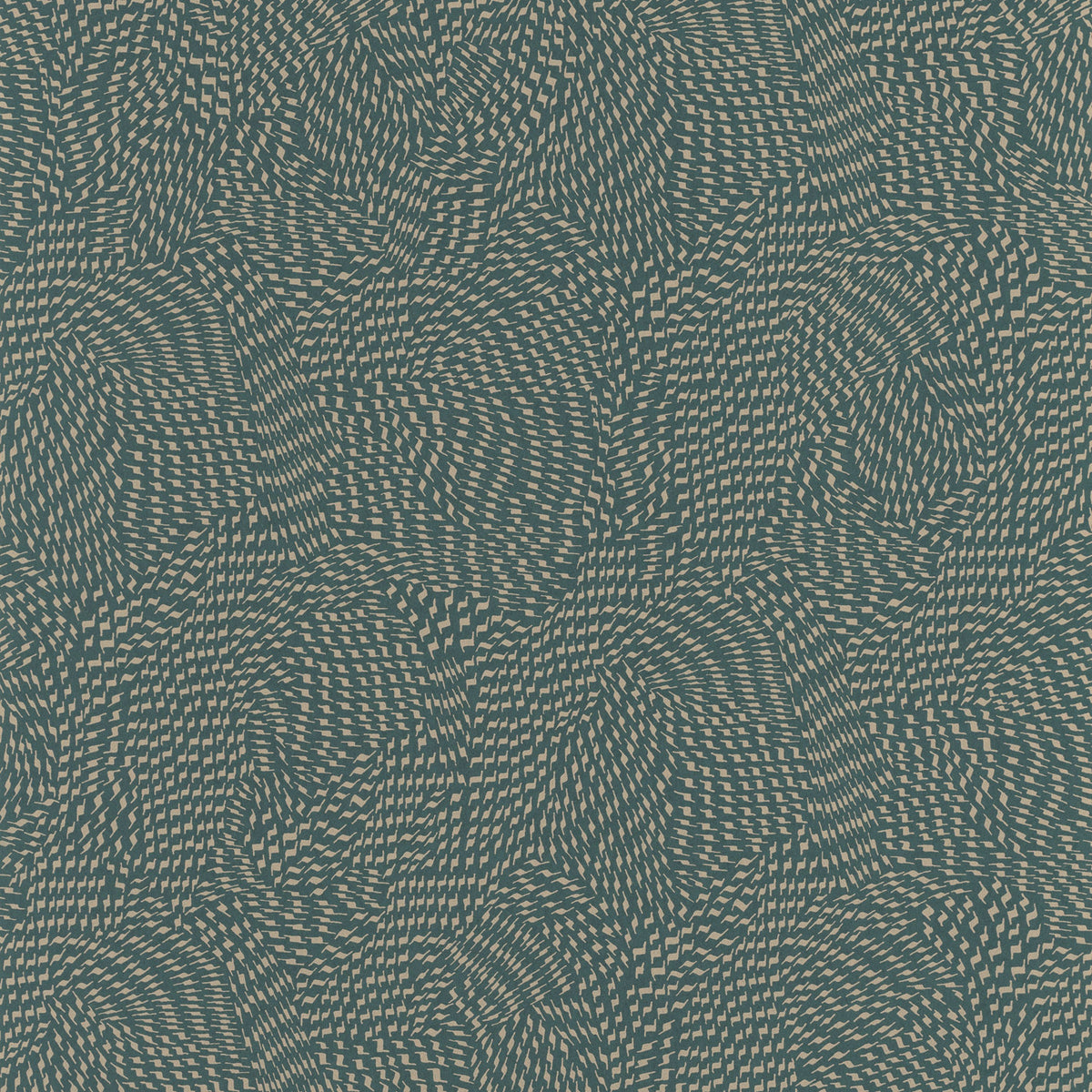 Casamance behang Square Jasmin Passy 75722854 vert de gris foncé beige