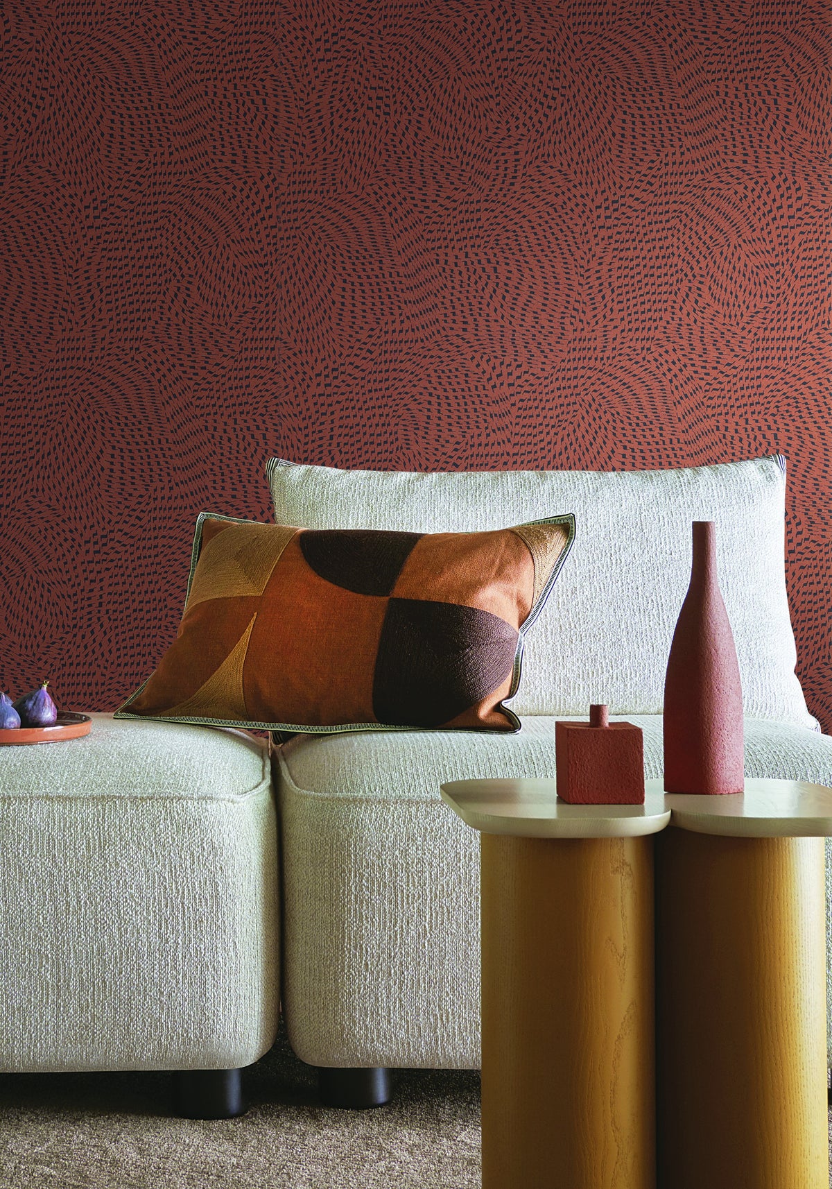 Casamance behang Square Jasmin Passy 75722956 in interieur