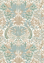Casamance behang Square Jasmin Chardon 75733262 blanc opaline