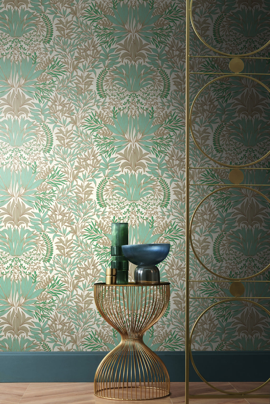 Casamance behang Square Jasmin Chardon 75733262 in interieur