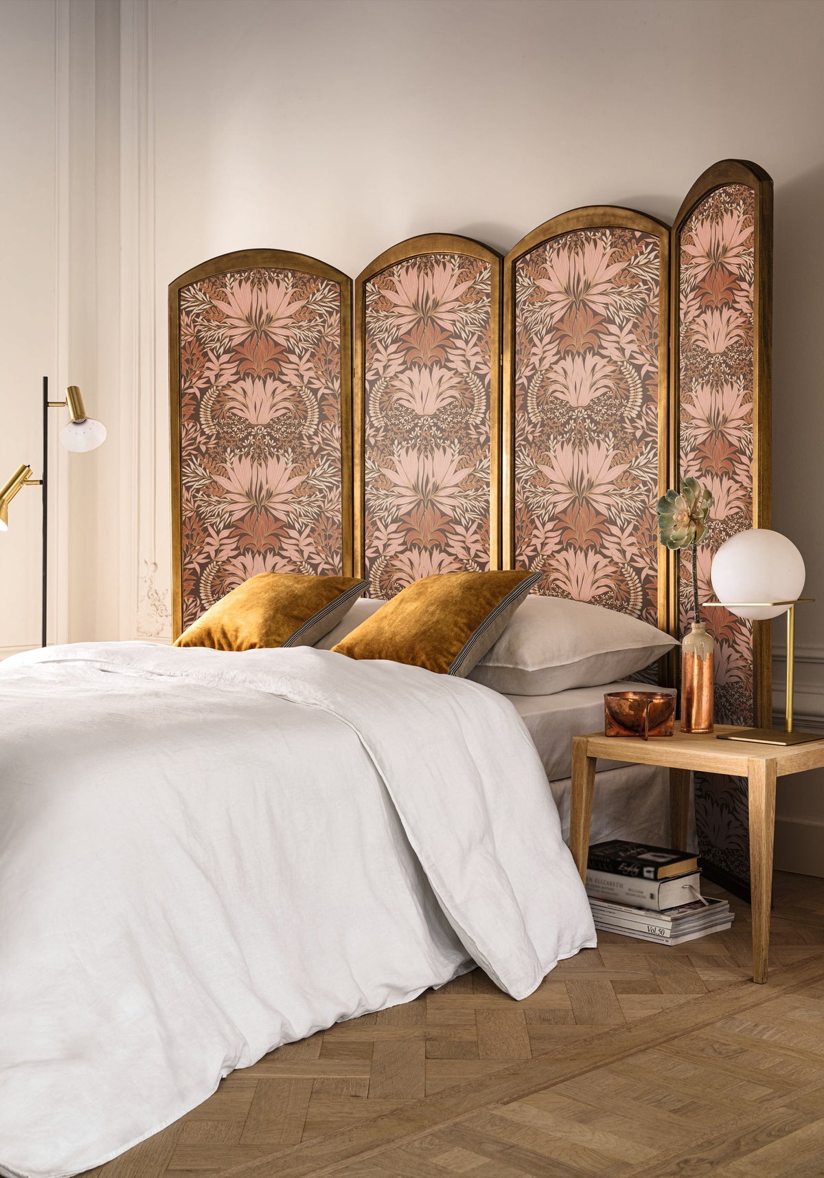 Casamance behang Square Jasmin Chardon 75733364 in interieur
