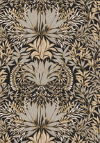 Casamance behang Square Jasmin Chardon 75733670 noir doré