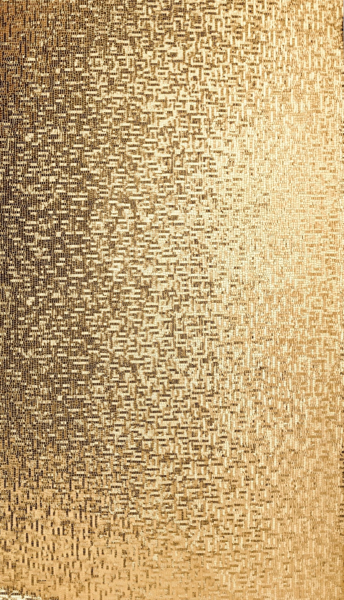 Casamance behang Textures Métalliques Pyrite 75750304 or (staal)