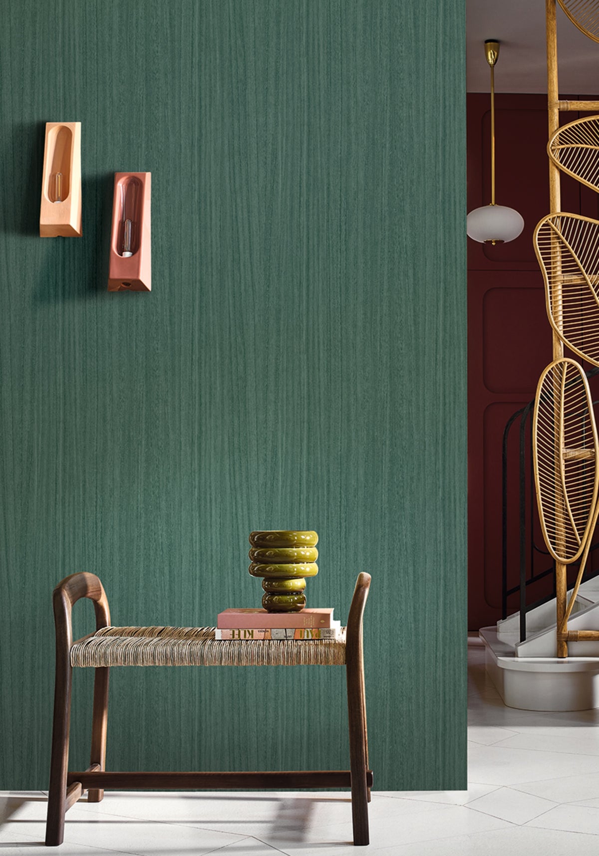 Casamance behang Lanzea Zebrano 75763976 in interieur