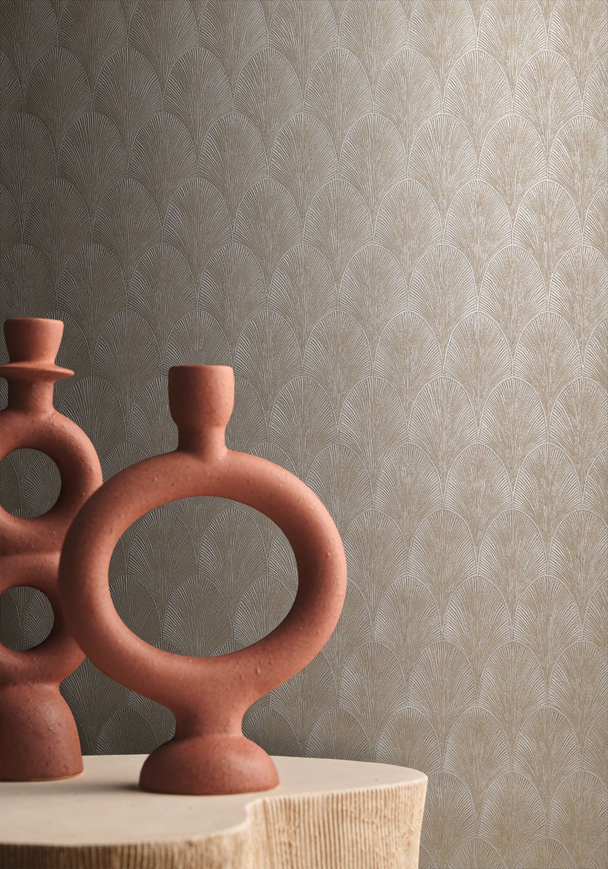 Casamance behang Ecrin Tourmaline 75781426 in interieur