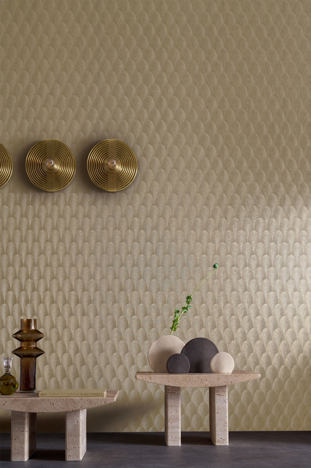 Casamance behang Ecrin Tourmaline 75781426 in interieur