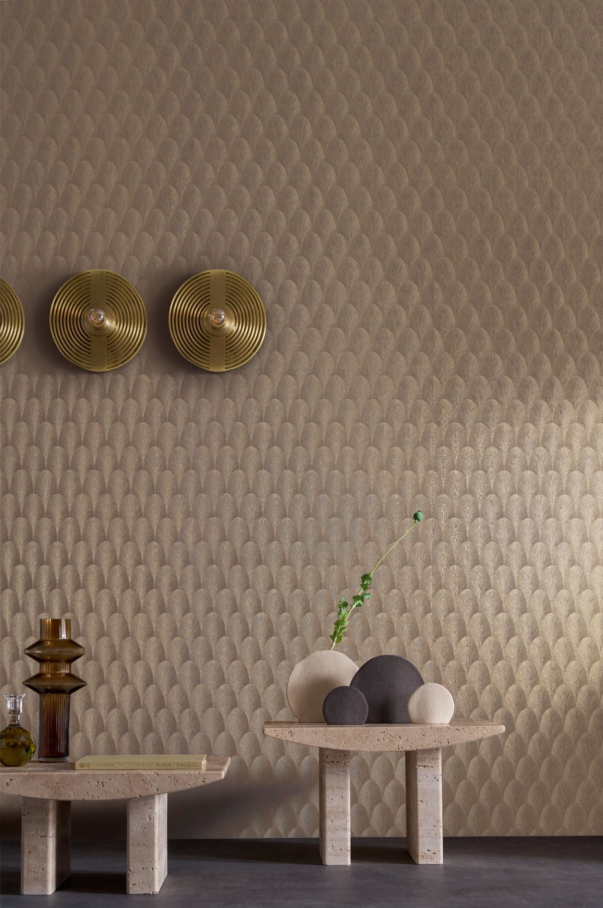 Casamance behang Ecrin Tourmaline 75781528 in interieur