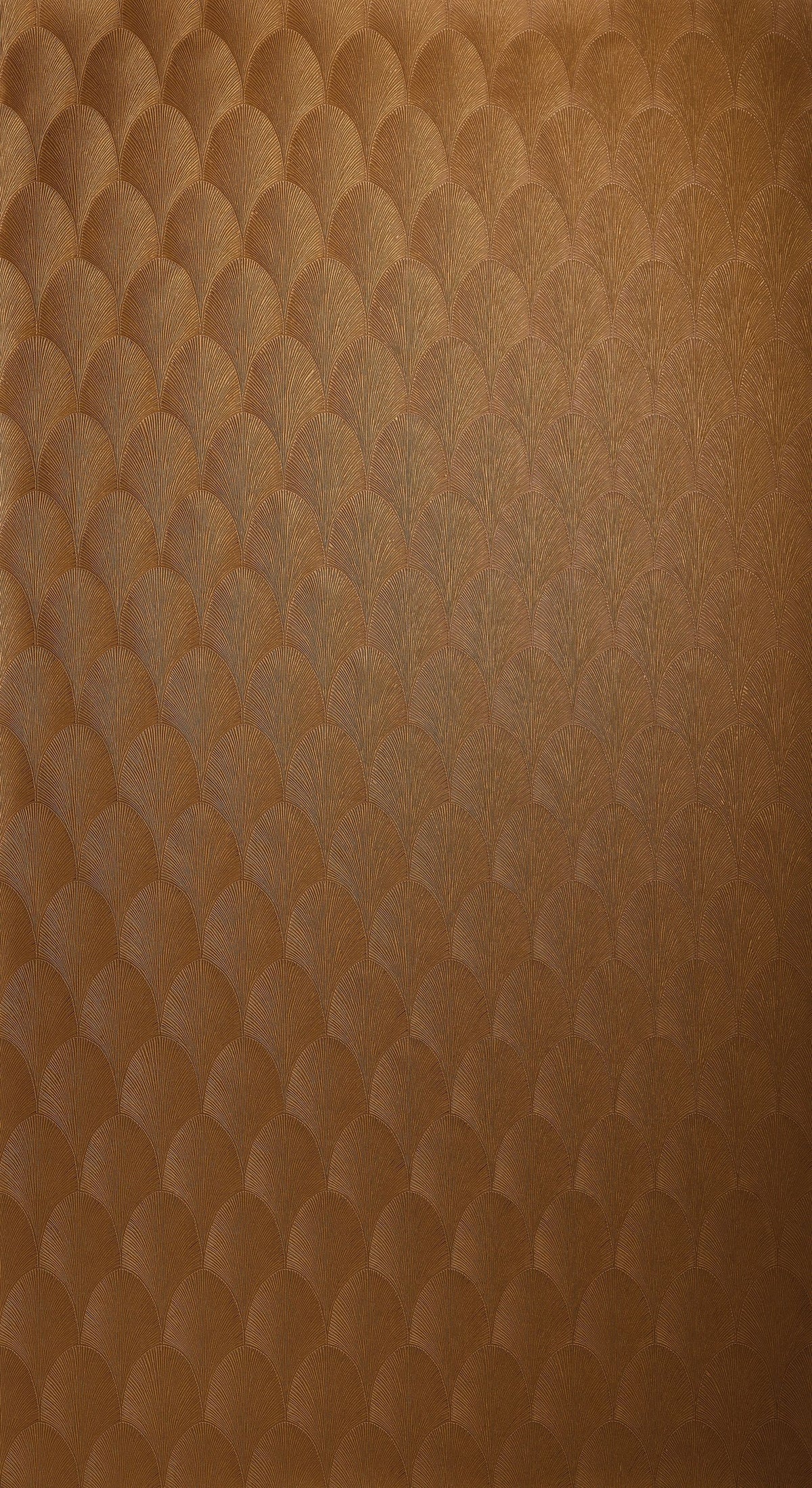 Casamance behang Textures Métalliques Tourmaline 75781732 ambre (staal)