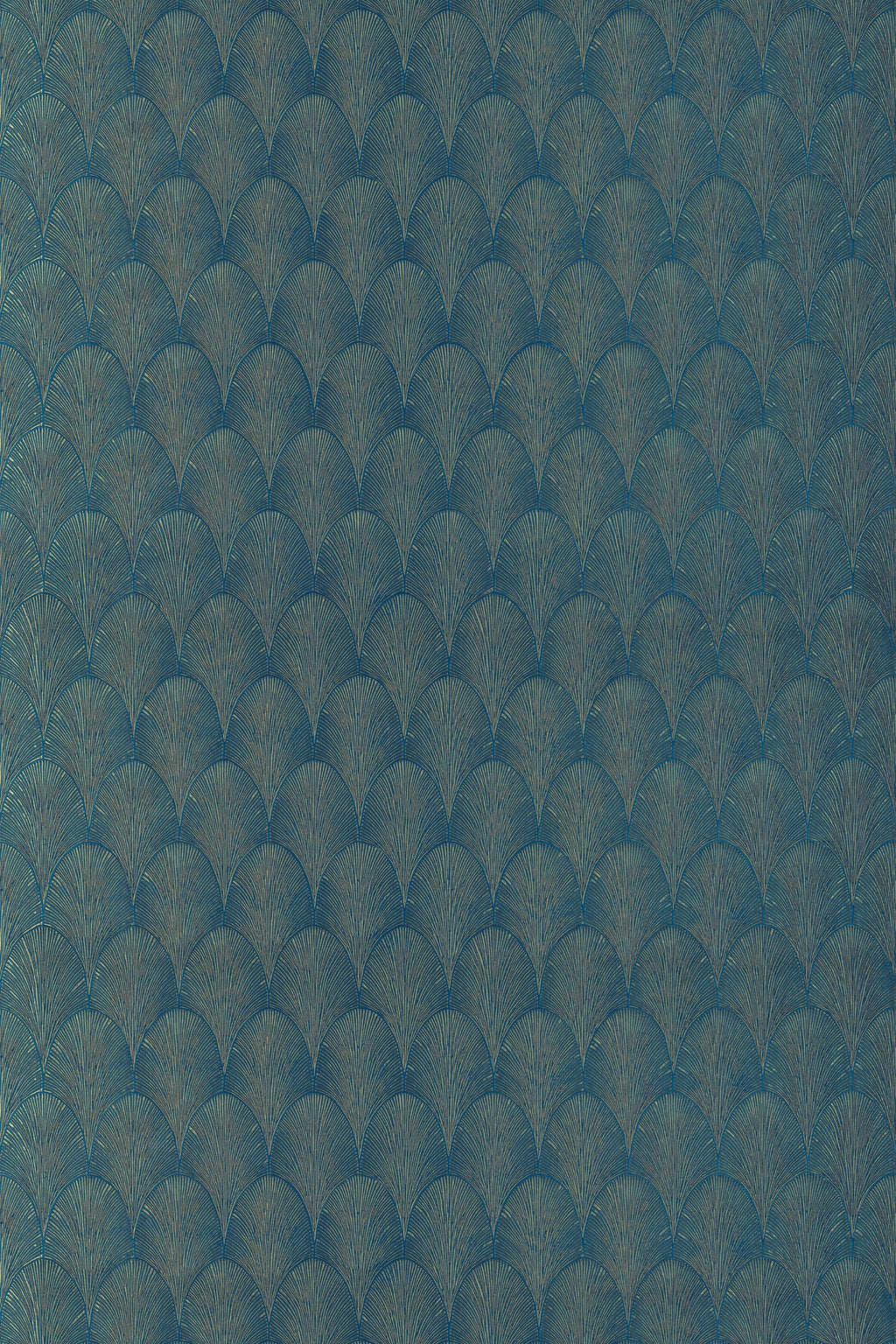 Casamance behang Ecrin Tourmaline 75782344 bleu roi doré