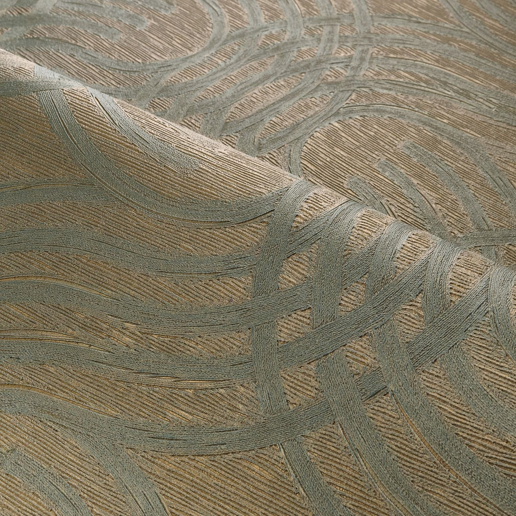 Casamance behang Textures Métalliques Auraria 75792548 detail