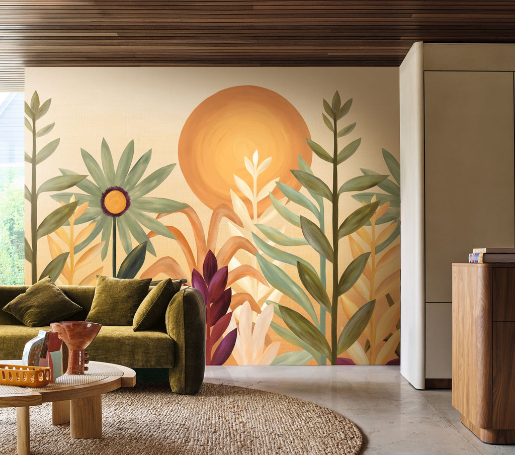 Casamance fotobehang Lanzea Jardin de Cactus 75814180 in interieur