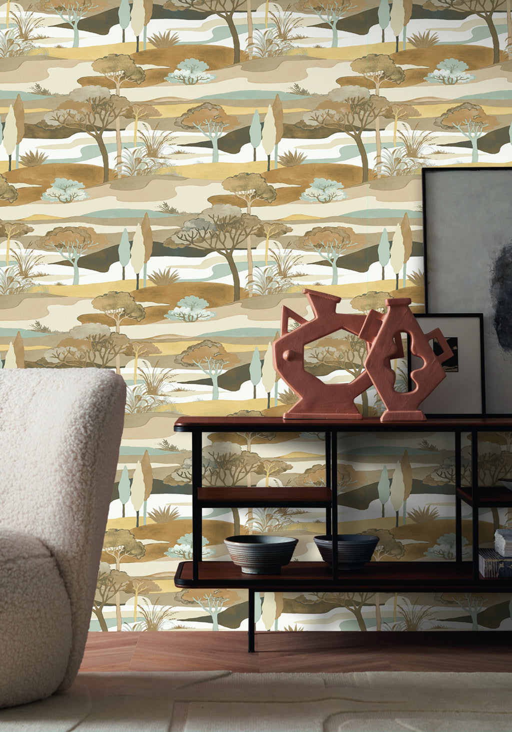 Casamance behang L'Île Aux Oiseaux Cap Ferret 75870100 in interieur