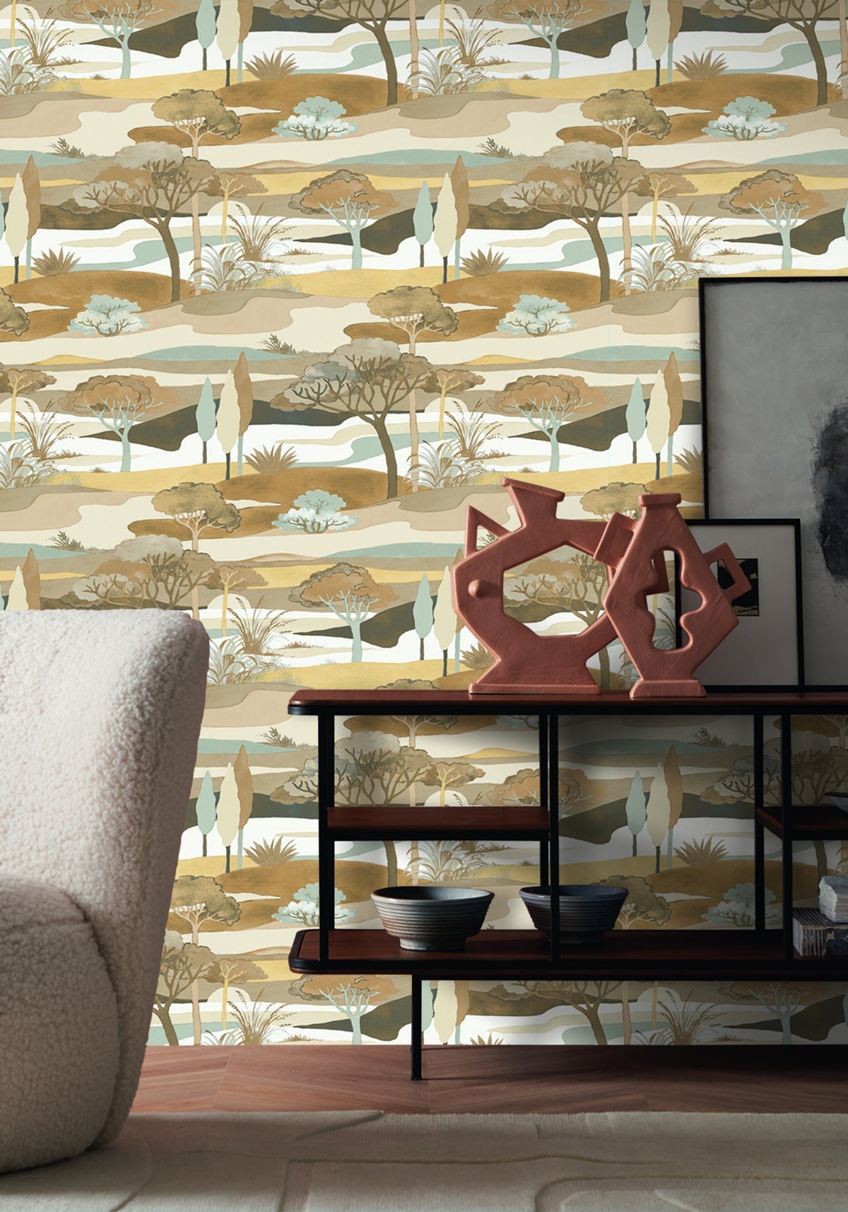 Casamance behang L'Île Aux Oiseaux Cap Ferret 75870100 in interieur