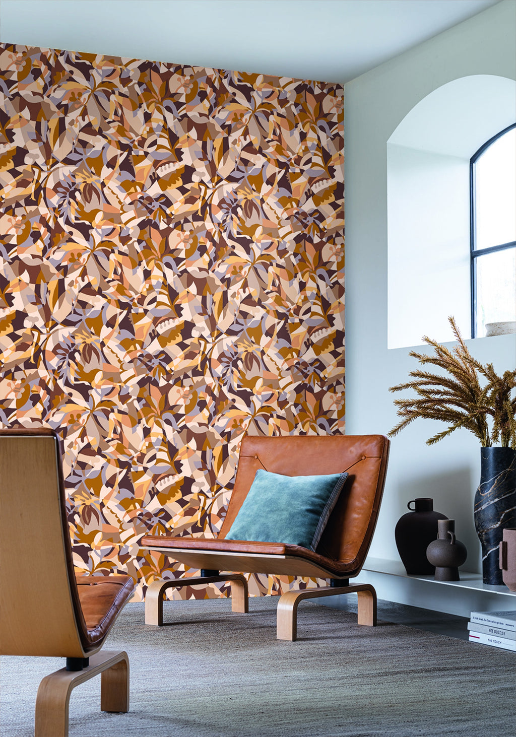 Casamance behang L'Île Aux Oiseaux Plongeon 75880814 in interieur