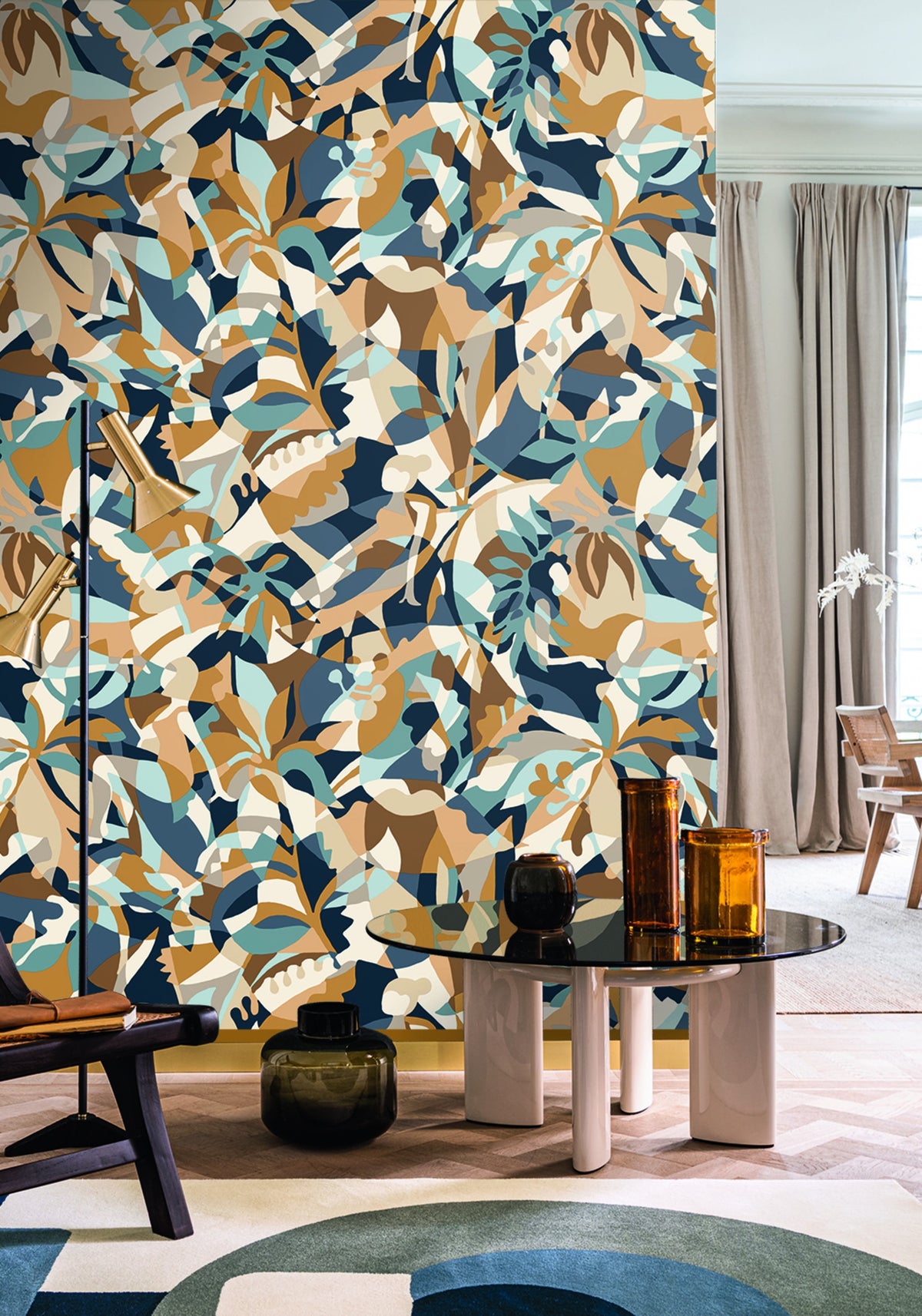 Casamance behang L'Île Aux Oiseaux Plongeon 75880916 in interieur