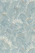 Casamance behang L'Île Aux Oiseaux Marée Haute 75902242 bleu persan (staal)
