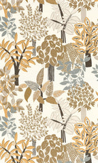 Casamance behang Golfe du Bengale Peradeniya 75940100 blanc mordoré