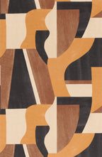 Casamance behang Mouvements Gino 76001222 cognac