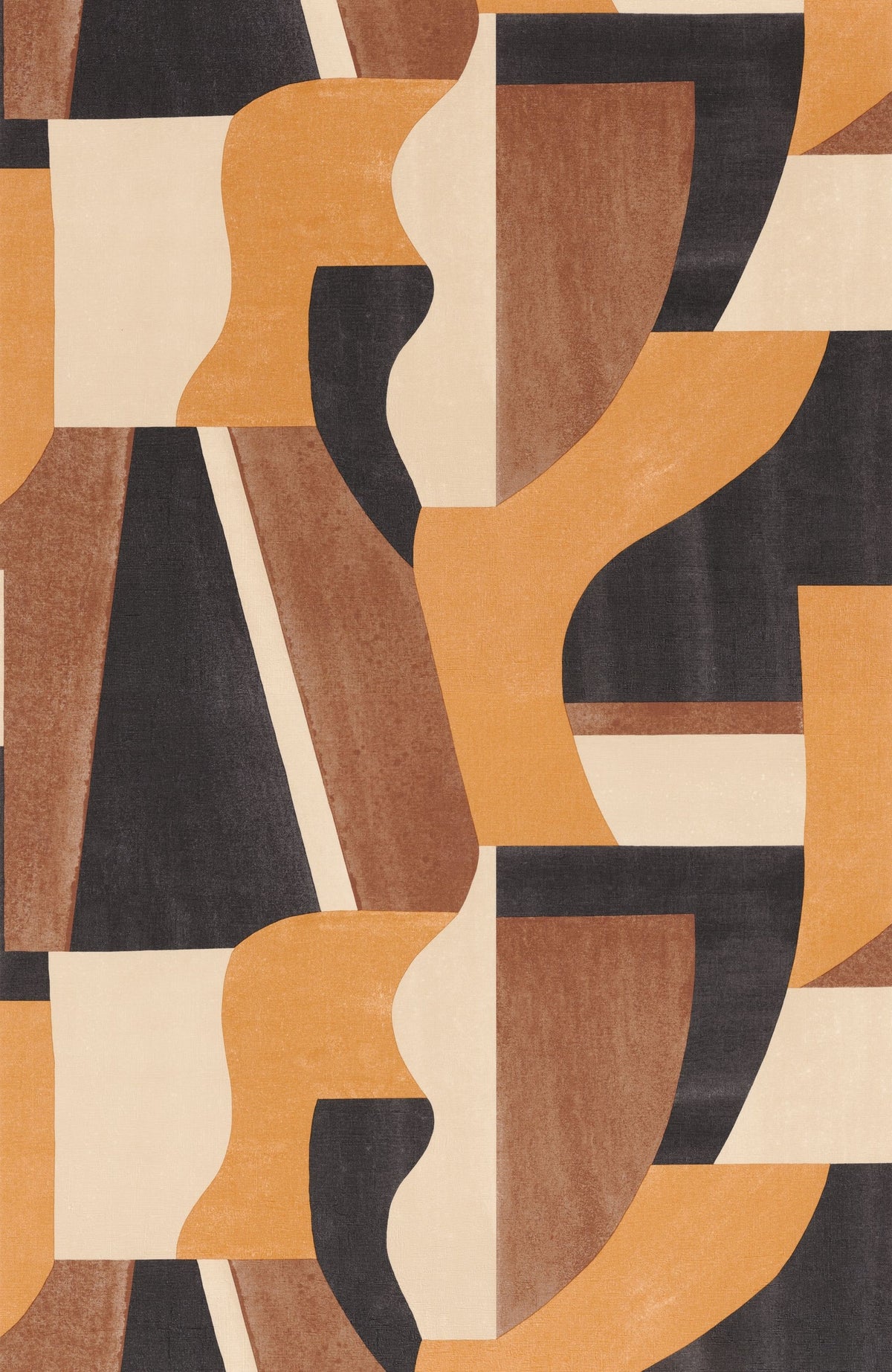 Casamance behang Mouvements Gino 76001222 cognac