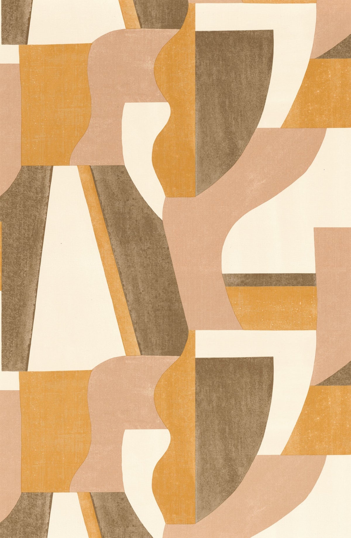 Casamance behang Mouvements Gino 76001834 ocre nude