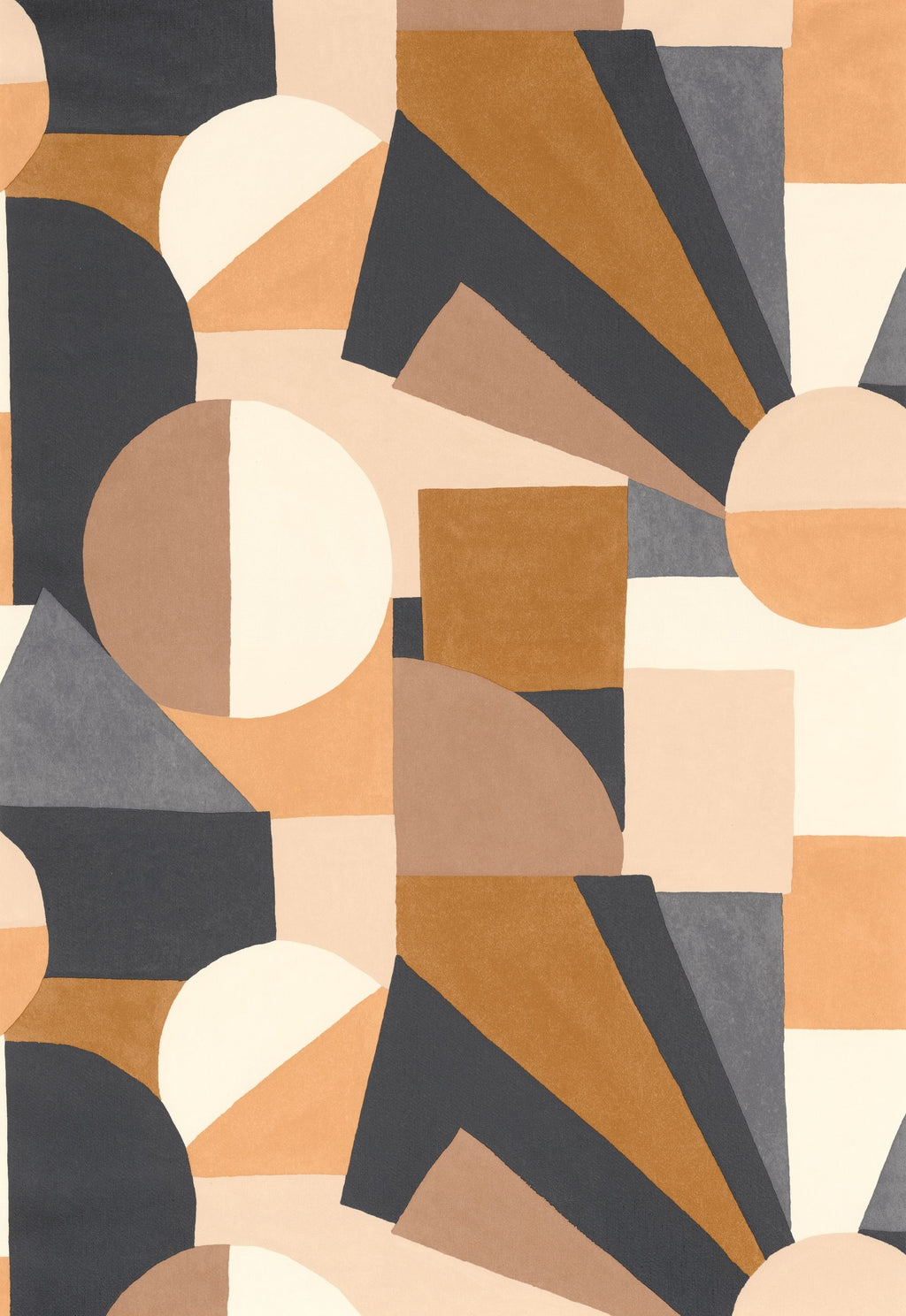 Casamance behang Mouvements Sonia 76011018 orange