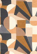 Casamance behang Mouvements Sonia 76011018 orange