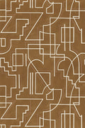 Casamance behang Mouvements Alexander 76022854 camel