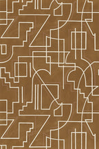 Casamance behang Mouvements Alexander 76022854 camel