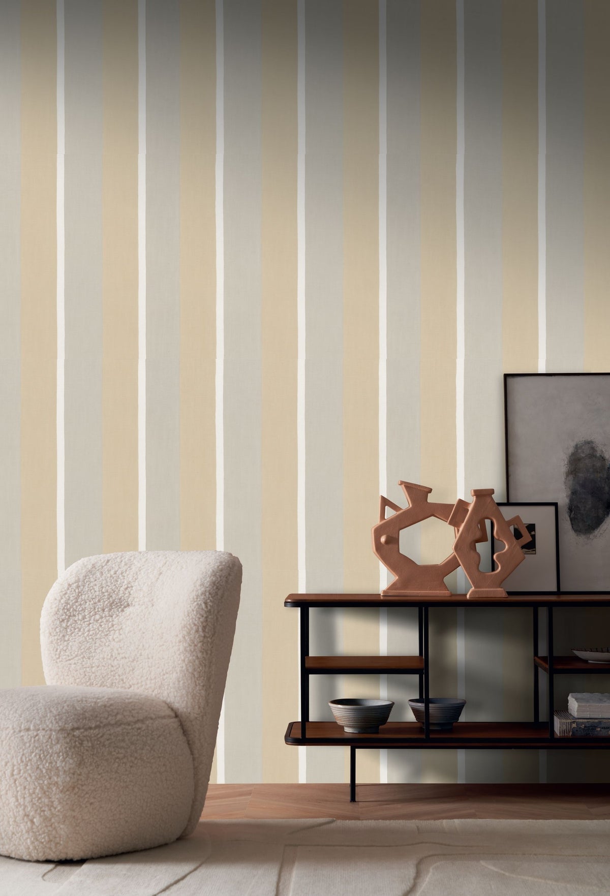 Casamance behang Select 9 Sinopia 76040100 in interieur