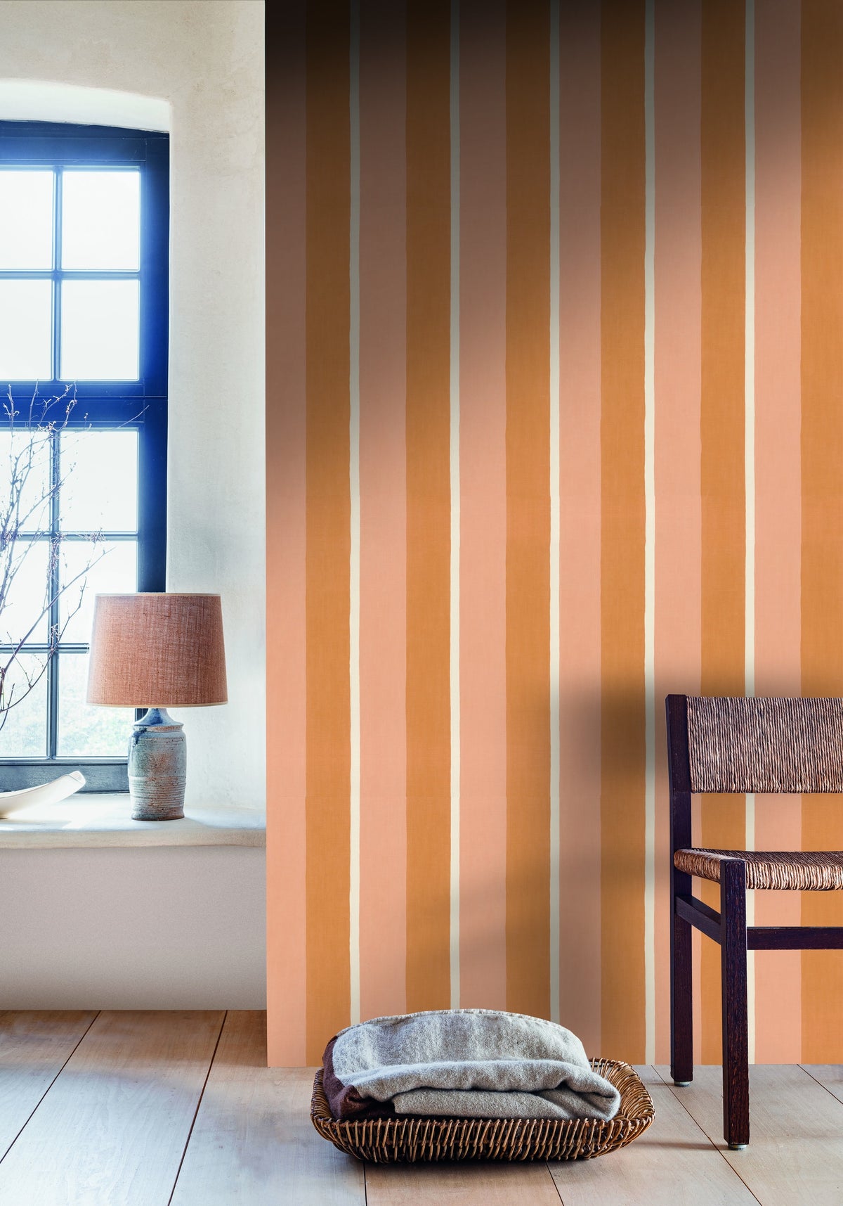Casamance behang La Chaux Sinopia 76040304 in interieur
