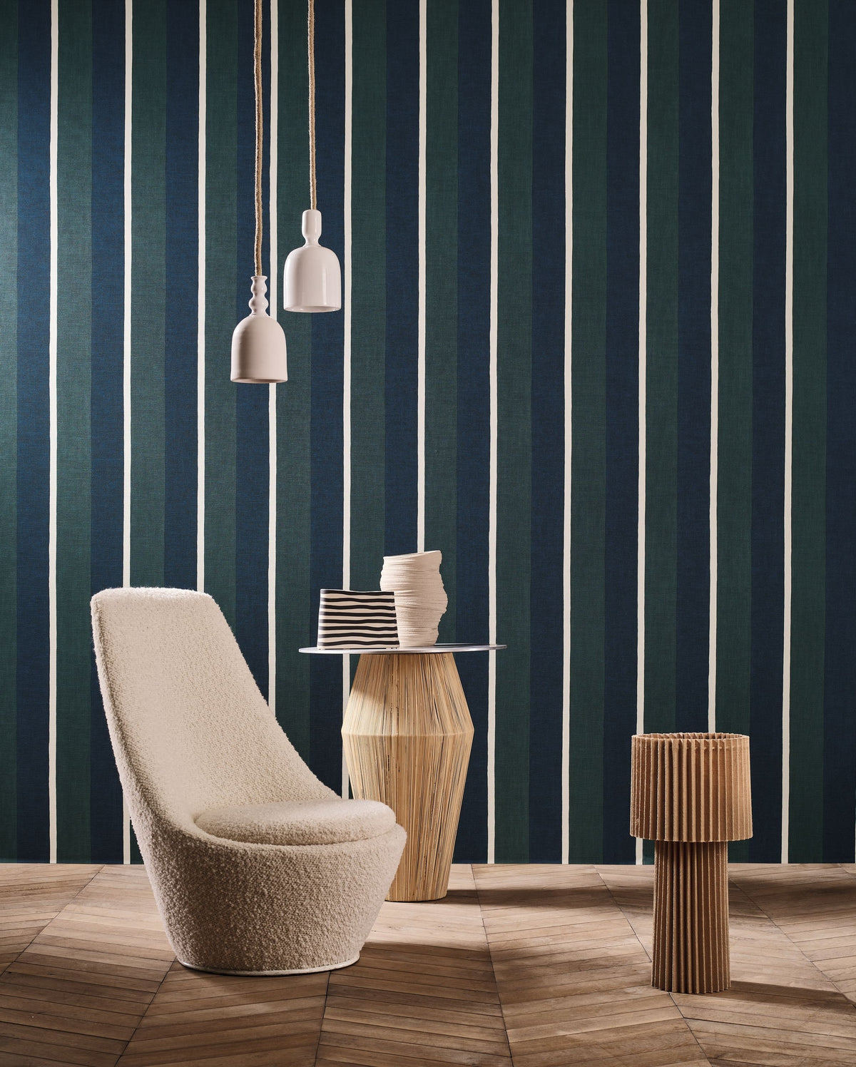 Casamance behang Select 9 Sinopia 76040508 in interieur