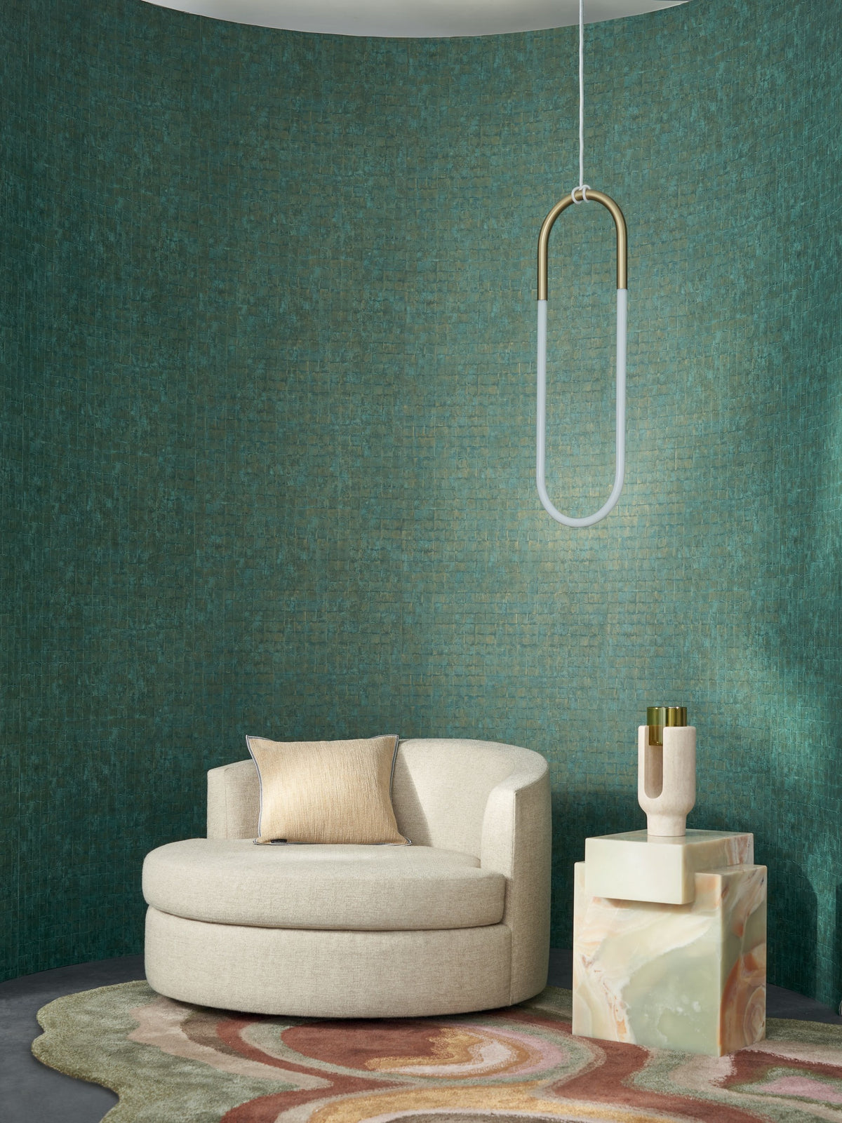 Casamance behang Select 9 Faenza 76080712 in interieur