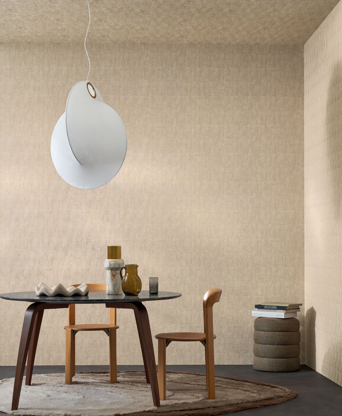 Casamance behang Select 9 Bizen 76091120 in interieur