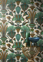 Casamance behang Bord du Nil Denderah 76130202 detail