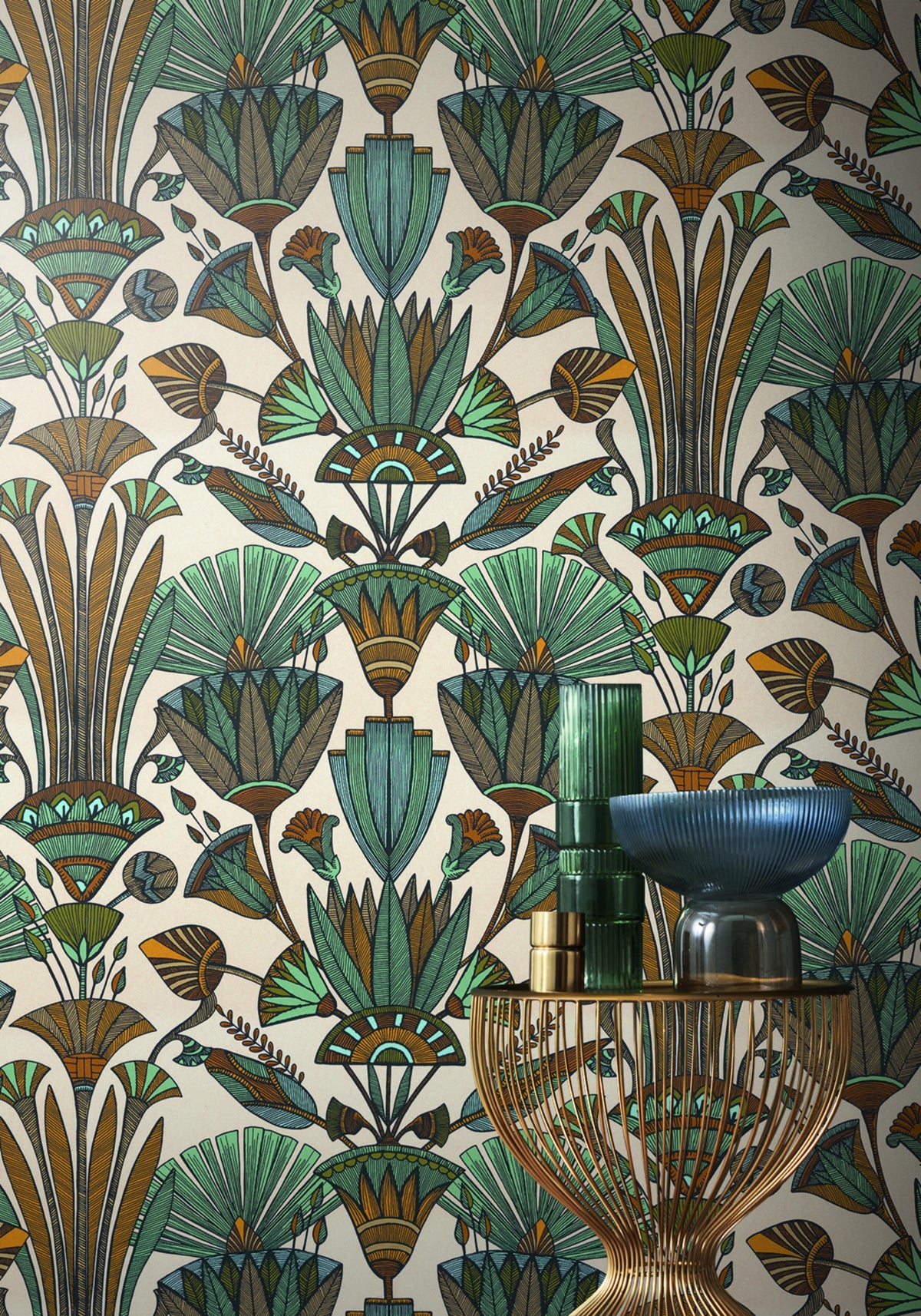 Casamance behang Bord du Nil Denderah 76130202 detail