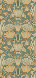 Casamance behang Bord du Nil Denderah 76130304 lichen mordoré (staal)
