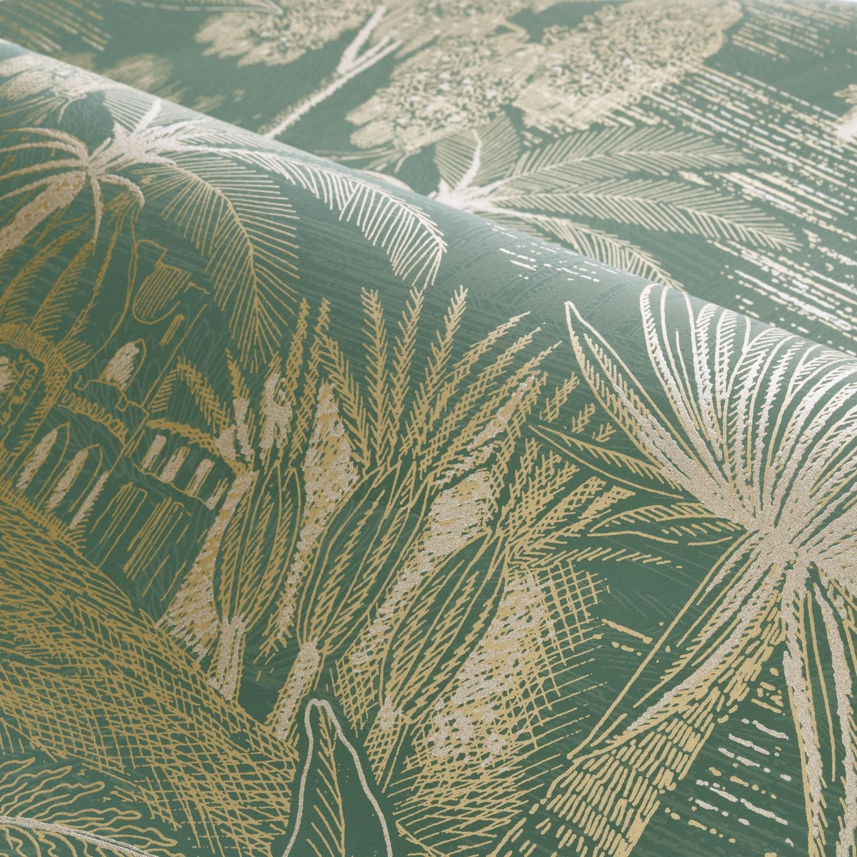 Casamance behang Bord Du Nil Baharia 76141120 detail