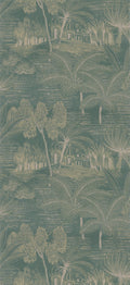 Casamance behang Bord du Nil Baharia 76141120 vert de gris doré