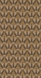 Casamance behang Bord du Nil Castalia 76161834 mordoré noir