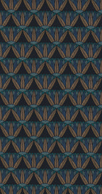 Casamance behang Bord du Nil Castalia 76162038 noir topaze