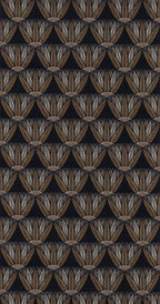 Casamance behang Bord du Nil Castalia 76162140 noir mordoré